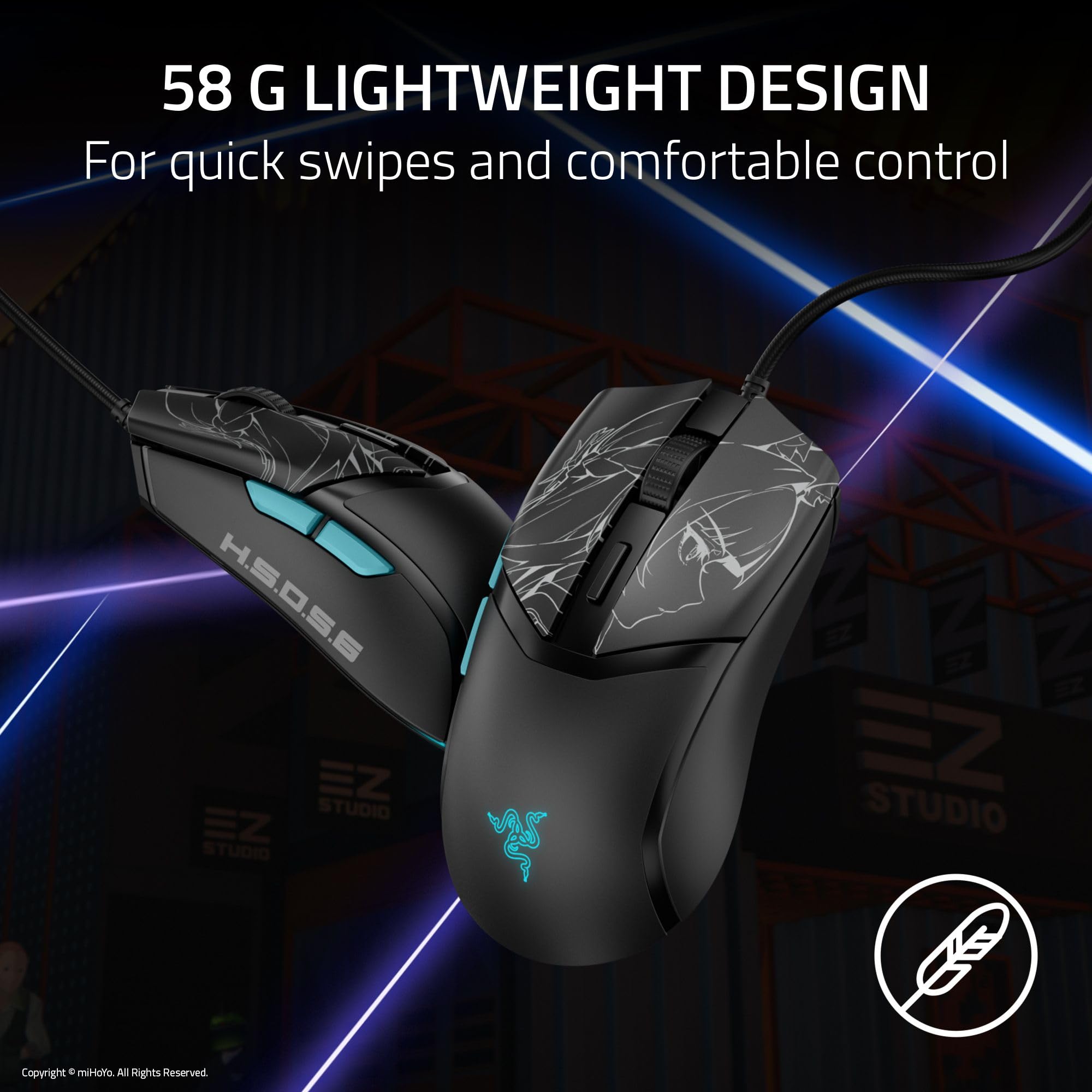 RAZER COBRA ゼンレスゾーンゼロ版 ゲーミングマウス Cobra「Razer×ゼンレスゾーンゼロコラボ」 Zenless